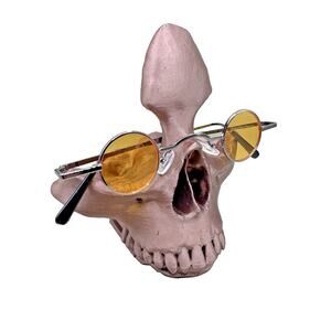 Retro 60-70s Punk Music Festival Sunglasses Small Round Lenses Unisex - Yellow